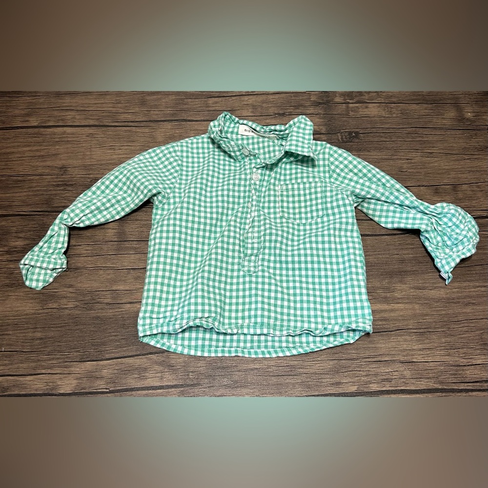 Big Elephant Long Sleeved Button Down Shirt